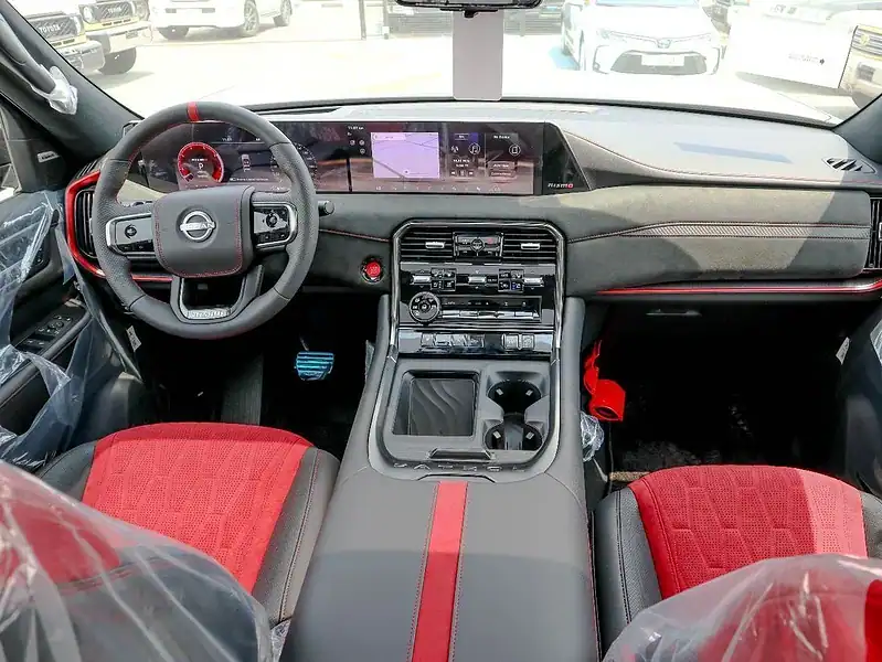 Nissan Patrol 2026 Nissan Patrol NISMO 3.5L Twin-Turbo Black Red