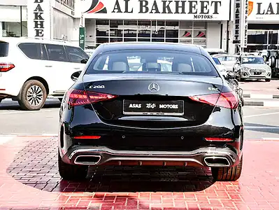 2026 Mercedes-Benz C-Class C200 4 Cylinders Engine Black Tan GCC Specs