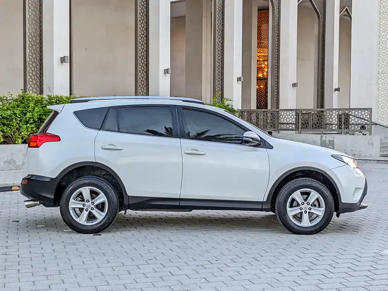 2014 Toyota Rav 4 EX 4 Cylinders Engine Petrol White Beige SUV