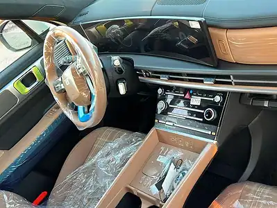 Hyundai Santa Fe 2025 Hyundai Santa Fe 2.5L AT Petrol 4x2 White Tan