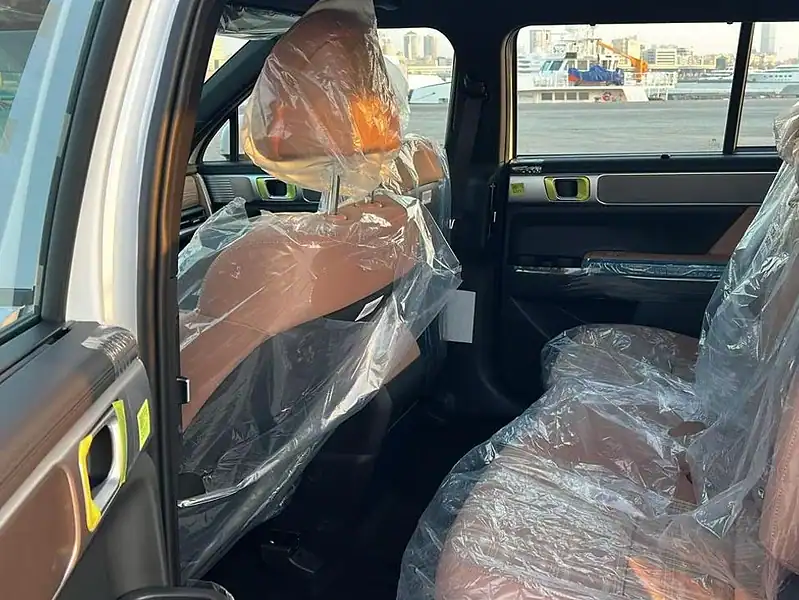 Hyundai Santa Fe 2025 Hyundai Santa Fe 2.5L AT Petrol 4x2 White Tan