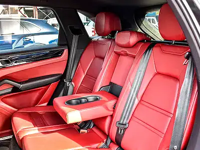 2019 Porsche Cayenne Coupe 6 Cylinders Engine Black Red SUV