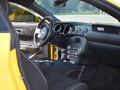 2015 Ford Mustang Premium Ford 3.7 litre 6 Cylinder Engine Yellow Black