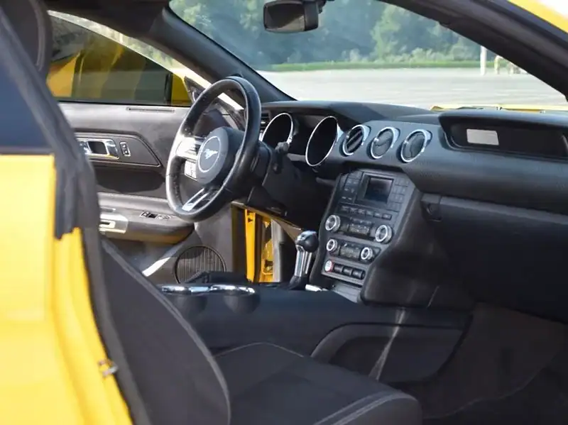 2015 Ford Mustang Premium Ford 3.7 litre 6 Cylinder Engine Yellow Black