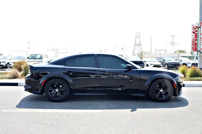 2017 Dodge Charger SXT MID 6 Cylinders Engine GCC Specs Black Sedan