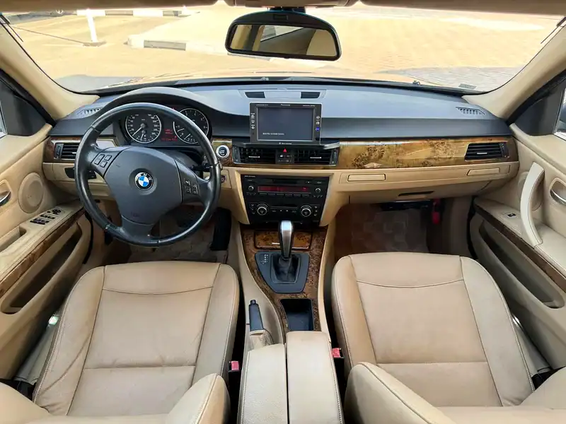 2007 BMW 3-Series 323i 6 Cylinders Engine Black Beige Sedan