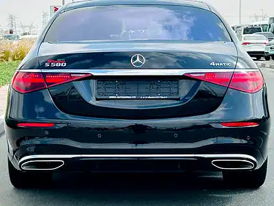 2022 Mercedes-Benz S-Class S 580 8 Cylinders Engine Black Sedan