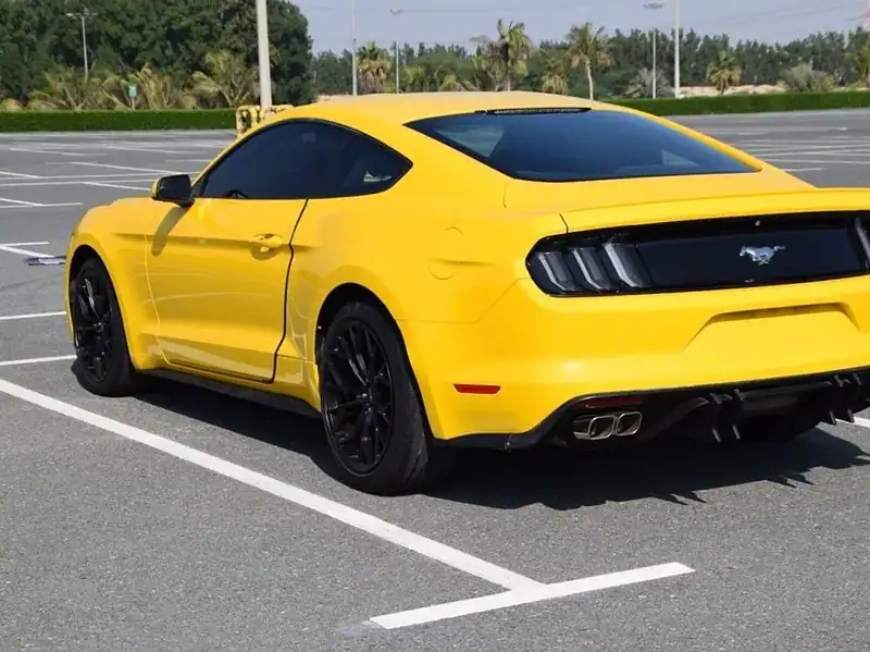 2015 Ford Mustang Premium Ford 3.7 litre 6 Cylinder Engine Yellow Black