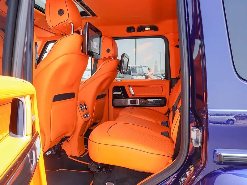 2024 Mercedes-AMG G 63 BRABUS 800 8 Cylinders Engine Blue Orange