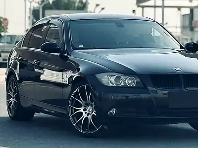 2007 BMW 3-Series 323i 6 Cylinders Engine Black Beige Sedan