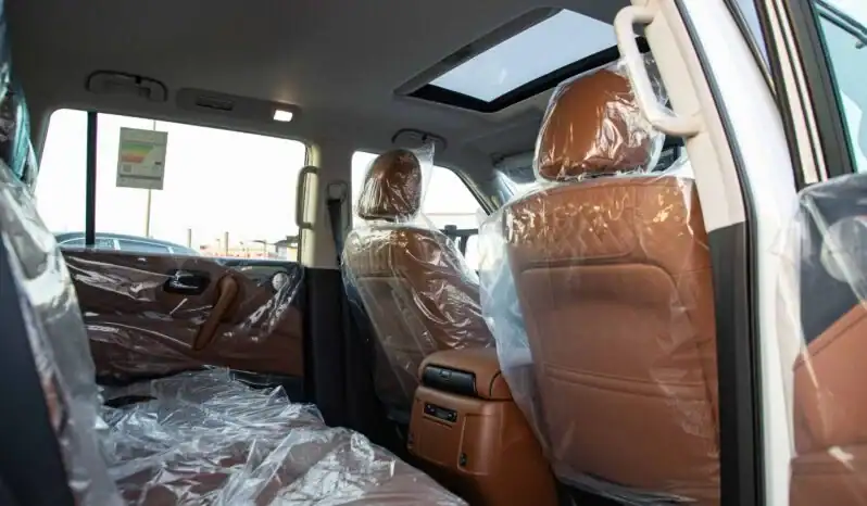 2025 Infiniti QX80 5.6 litre V8 Engine Petrol GCC Spec 0KM White Tan