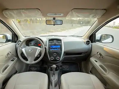 2024 Nissan Sunny SV 4 Cylinders Engine White Beige GCC Specs FWD