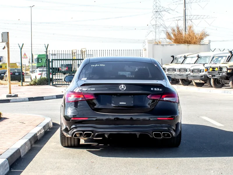 2021 Mercedes-Benz E-Class AMG E 63 S 8 Cylinder Auction Grade 4.5 Black