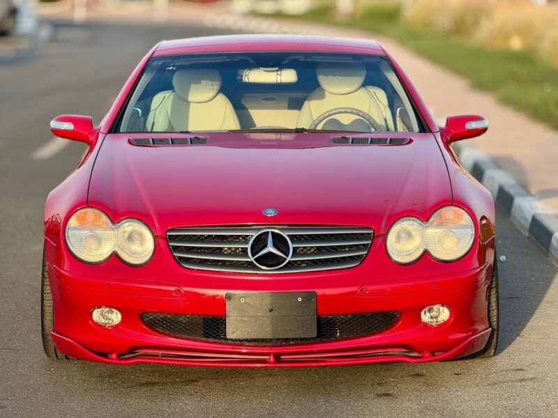2004 Mercedes-Benz SL 350 3.7 liters V6 Engine Red Beige
