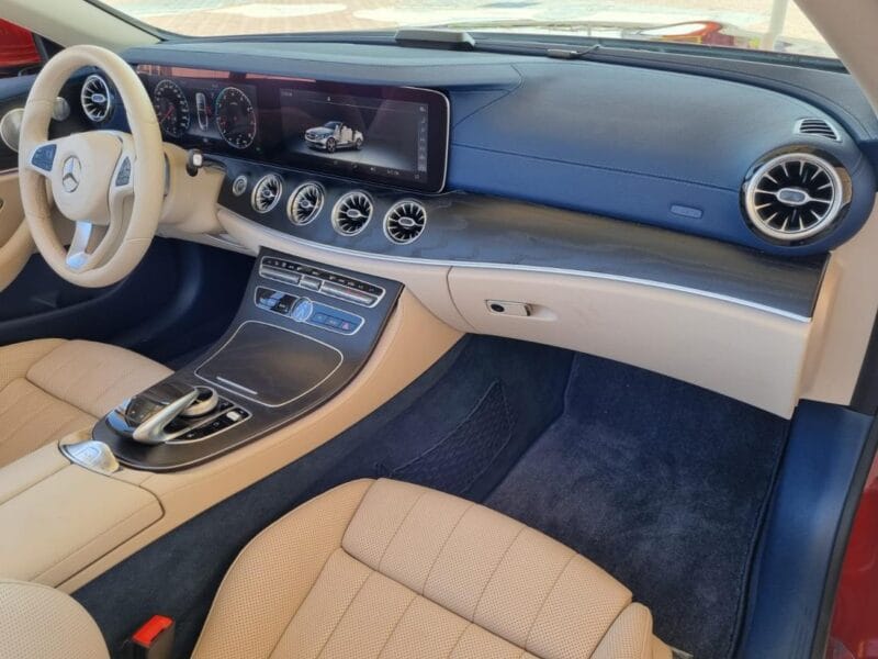 MERCEDES-BENZ E 400 RED 2018 Petrol