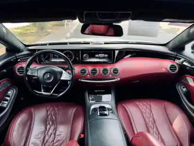 2015 Mercedes-Benz S-Class S 550 4Matic Coupe DEIGNO EDITION 1 White Red