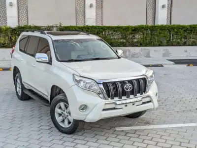 2015 Toyota Prado VXR FULL OPTION V6 Engine 4.0L GCC White Beige