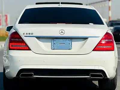 2012 Mercedes-Benz S-Class S 350 Neat and Clean Car White Black