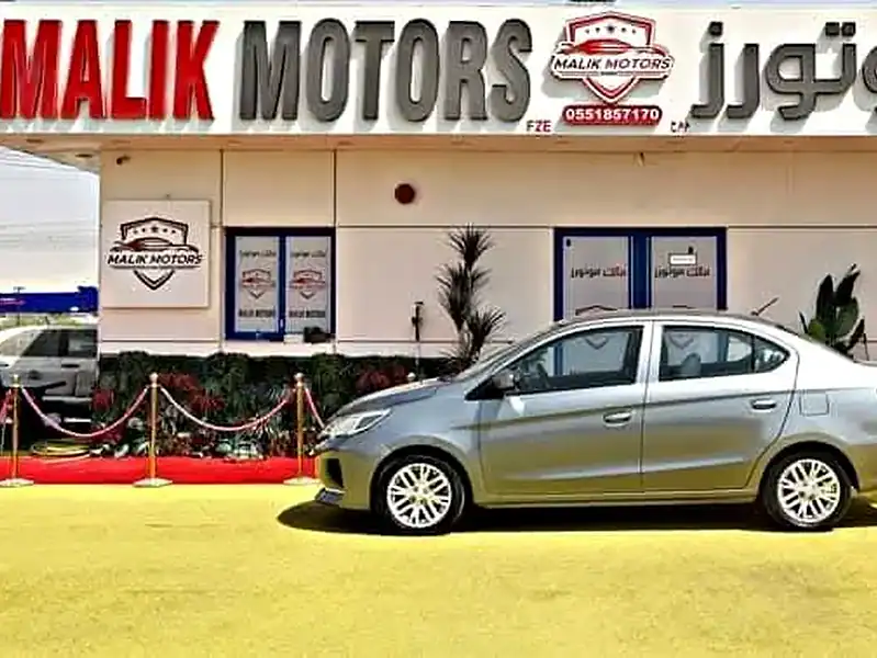 2022 Mitsubishi Attrage GLS GCC SPECS Clean Title Perfect Condition Grey Beige