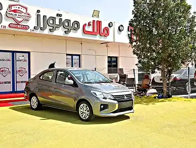 2022 Mitsubishi Attrage GLS GCC SPECS Clean Title Perfect Condition Grey Beige