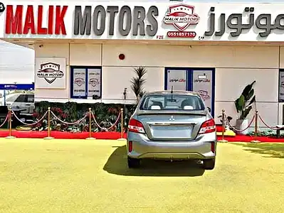 2022 Mitsubishi Attrage GLS GCC SPECS Clean Title Perfect Condition Grey Beige