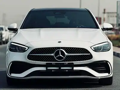 2024 Mercedes-Benz C-Class C260 L CLEAN TITLE and Neat Car White Black