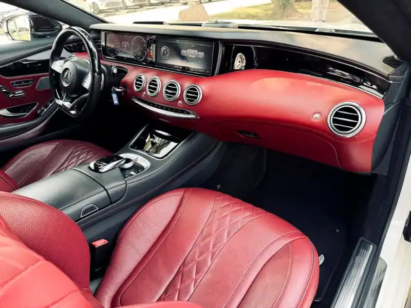 2015 Mercedes-Benz S-Class S 550 4Matic Coupe DEIGNO EDITION 1 White Red