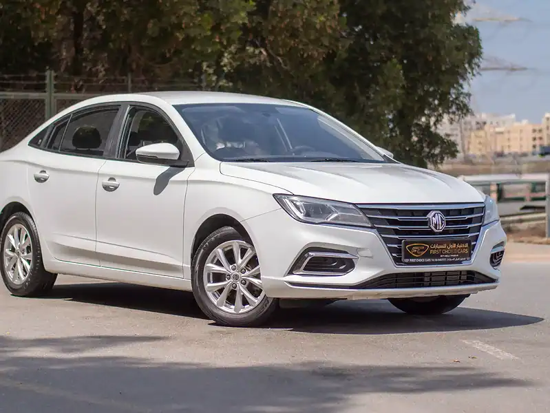 2023 MG 5 Comfort 4 Cylinders Engine GCC Specs White Grey FWD