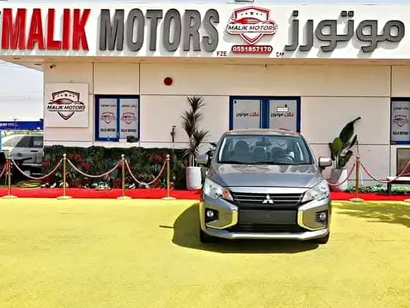 2022 Mitsubishi Attrage GLS GCC SPECS Clean Title Perfect Condition Grey Beige