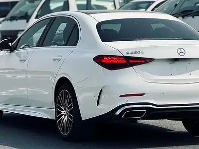 2024 Mercedes-Benz C-Class C260 L CLEAN TITLE and Neat Car White Black