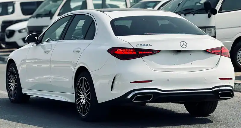 2024 Mercedes-Benz C-Class C260 L CLEAN TITLE and Neat Car White Black