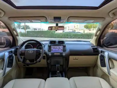 2015 Toyota Prado VXR FULL OPTION V6 Engine 4.0L GCC White Beige