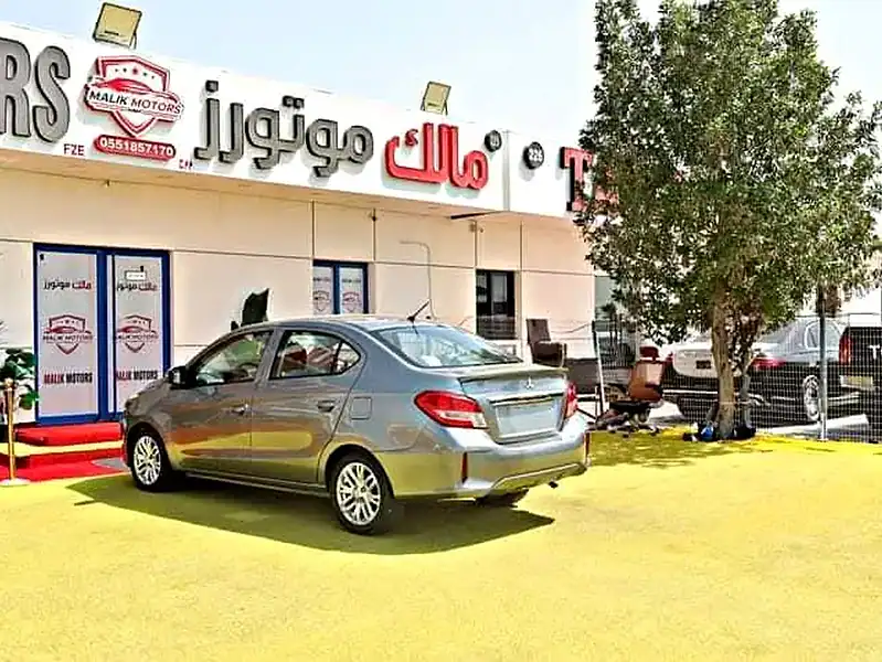 2022 Mitsubishi Attrage GLS GCC SPECS Clean Title Perfect Condition Grey Beige