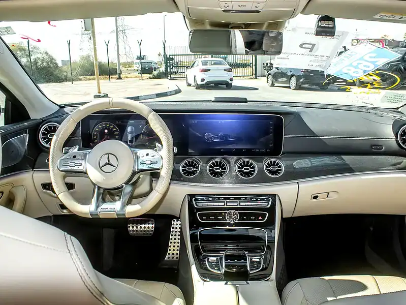 2019 Mercedes-Benz CLS-Class CLS 53 AMG 6 Cylinders Engine White Beige