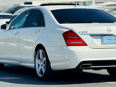 2012 Mercedes-Benz S-Class S 350 Neat and Clean Car White Black