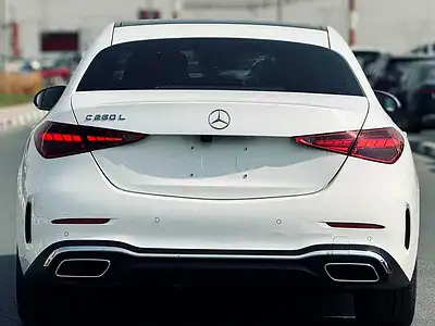 2024 Mercedes-Benz C-Class C260 L CLEAN TITLE and Neat Car White Black