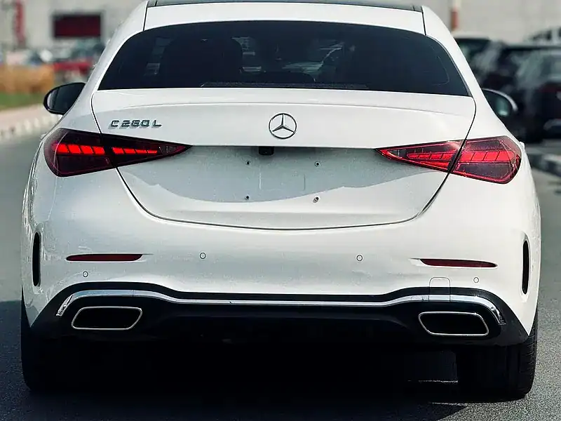 2024 Mercedes-Benz C-Class C260 L CLEAN TITLE and Neat Car White Black