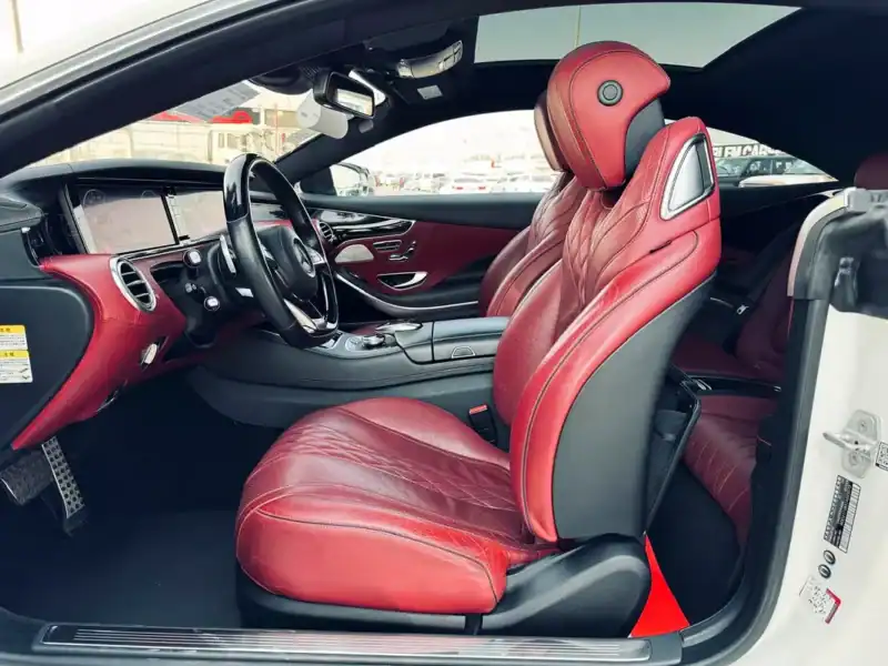 2015 Mercedes-Benz S-Class S 550 4Matic Coupe DEIGNO EDITION 1 White Red