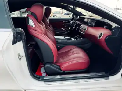 2015 Mercedes-Benz S-Class S 550 4Matic Coupe DEIGNO EDITION 1 White Red