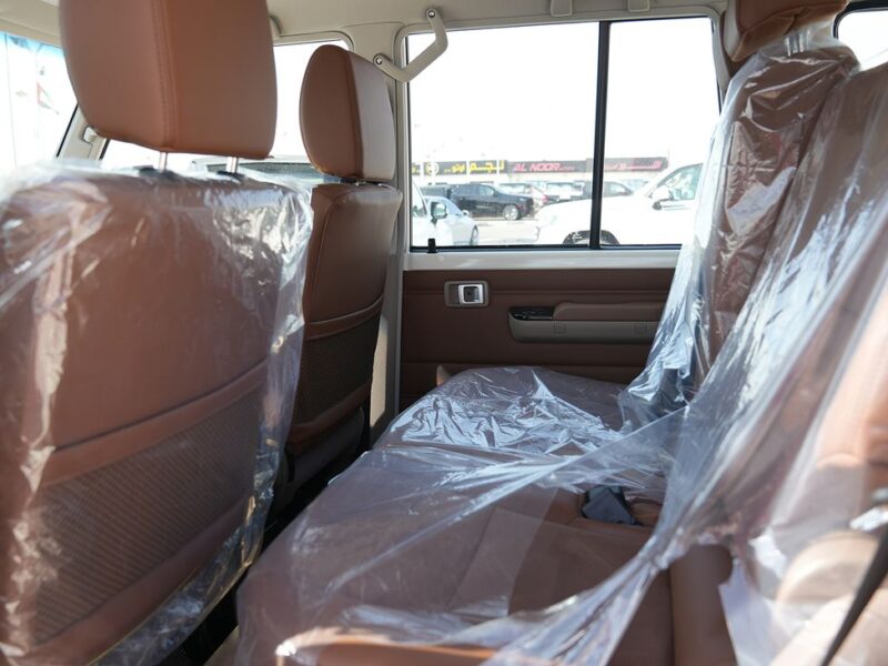 2025 Toyota Land Cruiser LX V6 Engine Petrol GCC White Brown