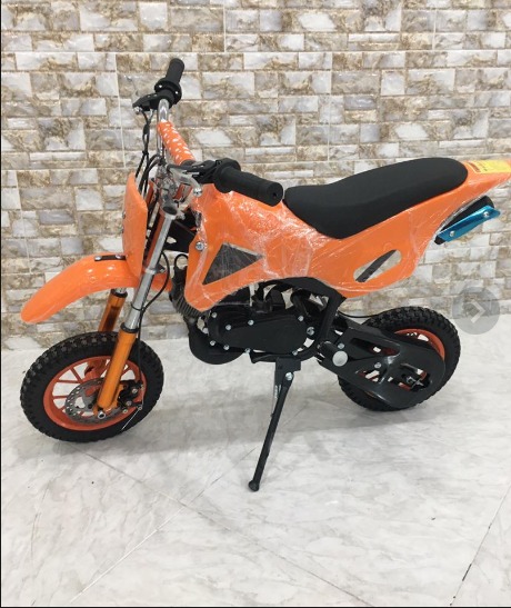 Mini dirt bike 49CC Pull start 2 Stroke Engine Single Cylinder Blue