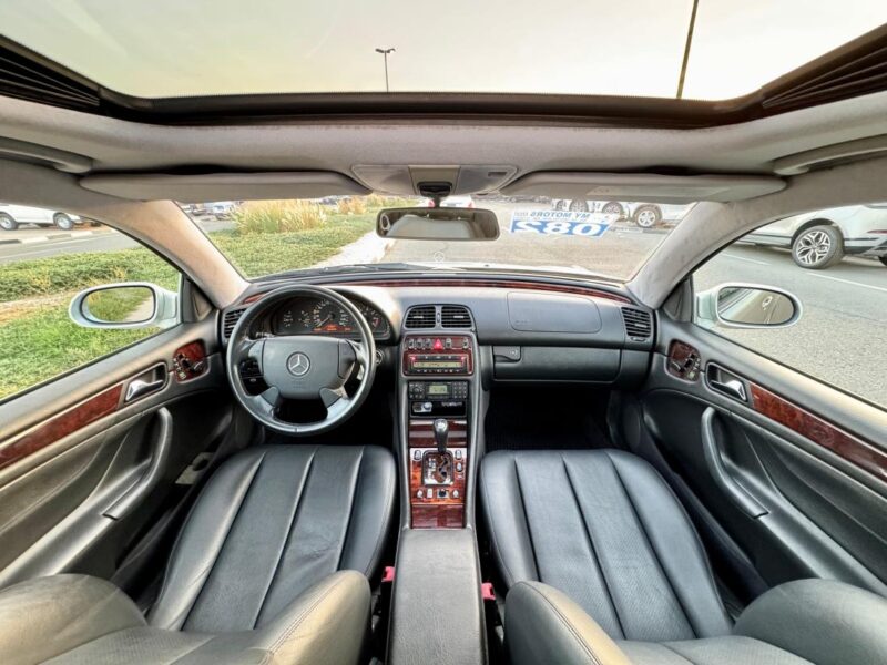 1999 Mercedes-Benz CLK 320 3.2 liters 6 Cylinders Engine Silver Grey