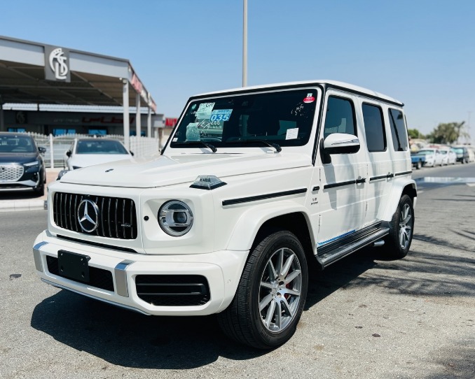 2019 MERCEDES BENZ G 63 AMG 4.0L V8 Biturbo Engine White Black
