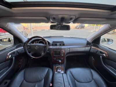 2002 MERCEDES BENZ S 320 V6 Body Kit S55 AUCTION GRADE 4/B Silver