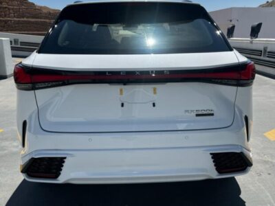 2024 Lexus RX 500h 2.4L inline 4-cylinder Hybrid Engine White Red