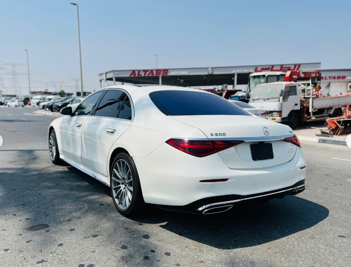 2021 MERCEDES BENZ S 500 White-Black CHASSIS GUARANTEE
