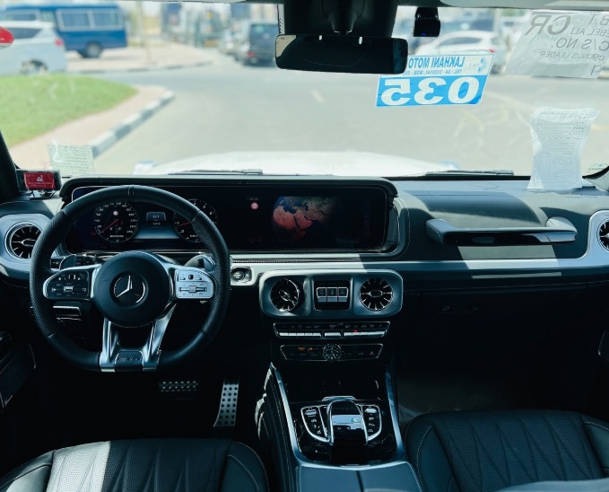 2019 MERCEDES BENZ G 63 AMG 4.0L V8 Biturbo Engine White Black