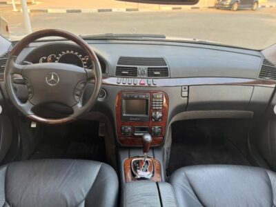 2002 MERCEDES BENZ S 320 V6 Body Kit S55 AUCTION GRADE 4/B Silver