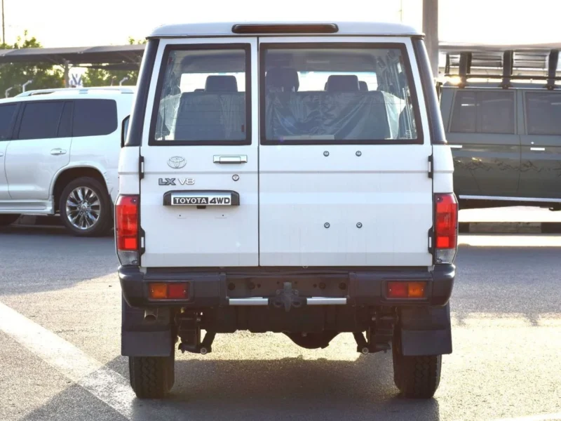 2025 Toyota Land Cruiser LC 78 HARDTOP White Brown Manual