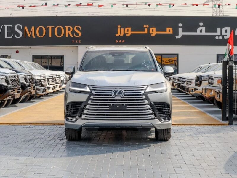 2025 Lexus LX 600 Signature 3.5 litre 6 Cylinder Engine Silver Red
